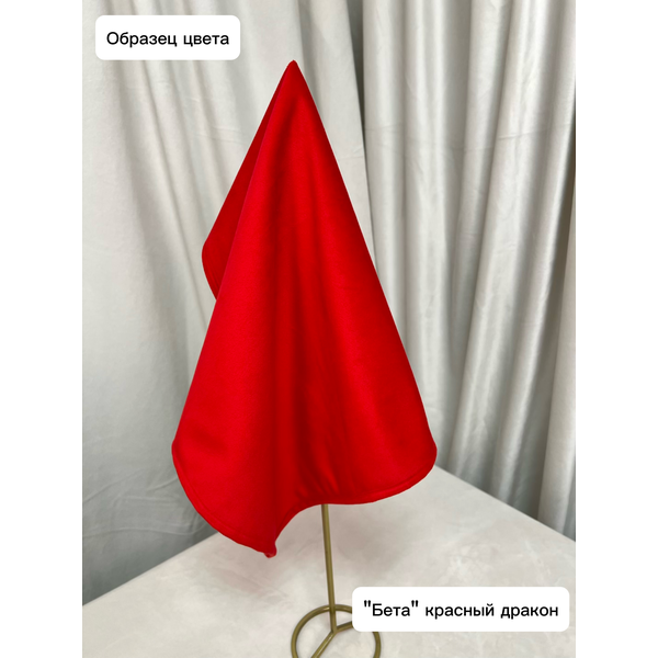 Стул "Марсель" серебряный, красный дракон бархат