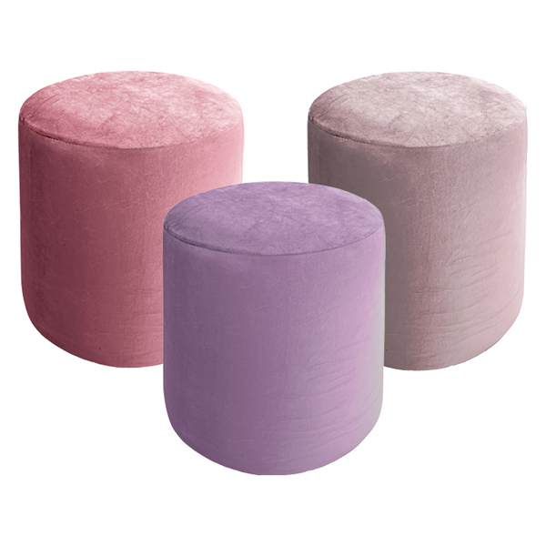 Пуфы коллекция "Ombre" розовые