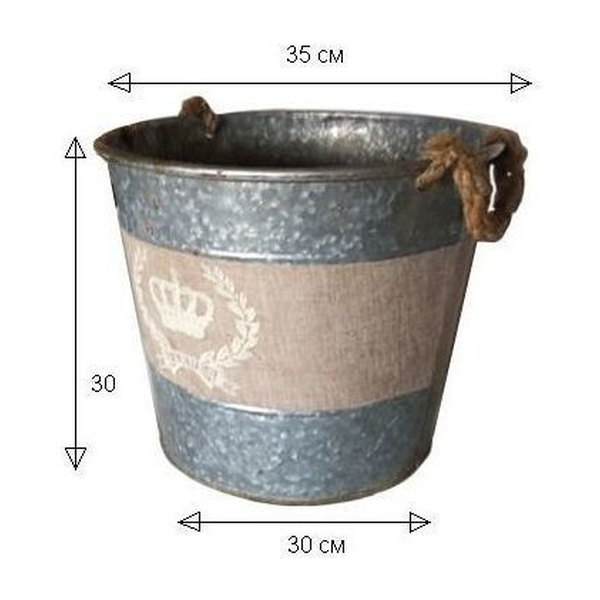 Ведро "Британия" 30 см