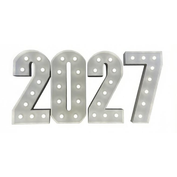 Светящиеся цифры 2027