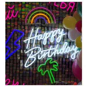 Неоновая вывеска "Happy Birthday - Фото 2
