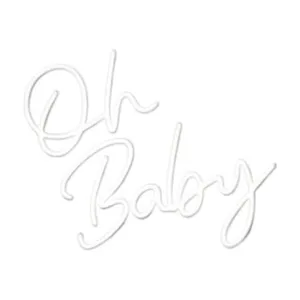 Неоновая вывеска "Oh baby" - Фото 1