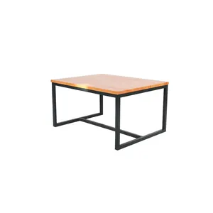Стол журнальный LOFT 80*60 см. коричневый дерево - Фото 2