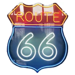 Неоновая надпись Рут 66