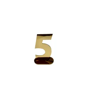 Номерок стола золотой - изображение 3