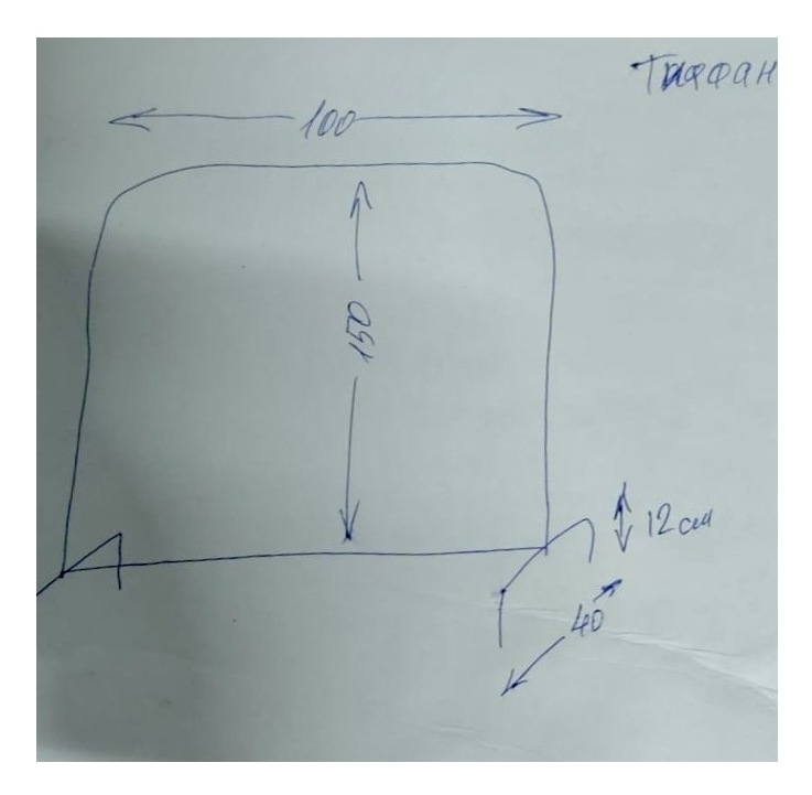 Вешалка/План рассадки Тиффани, золото