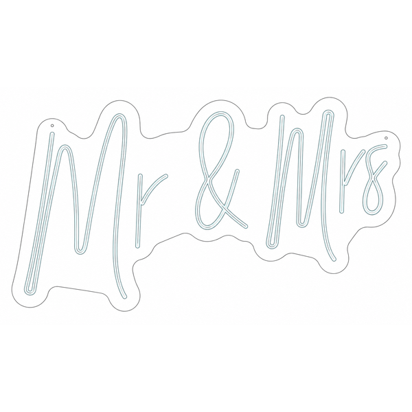 Неоновая надпись MR@MRs - Фото 1