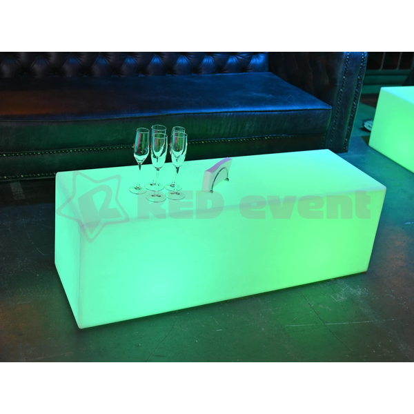 Светящаяся LED RGB скамья Bench (банкетка)
