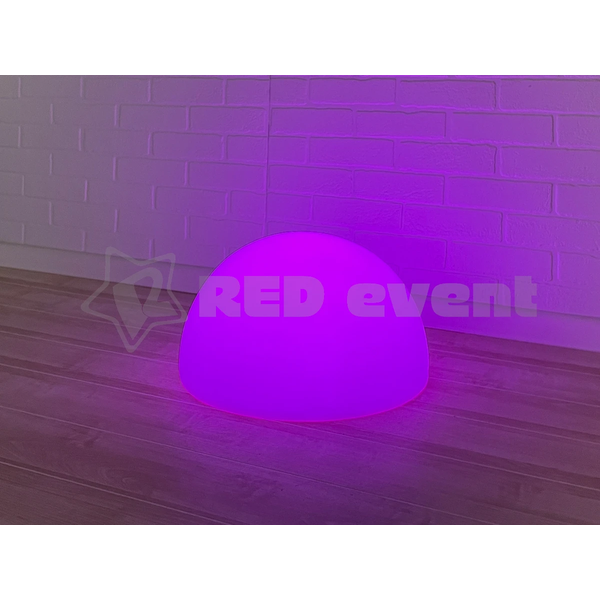 Светящаяся LED RGB полусфера 50 см