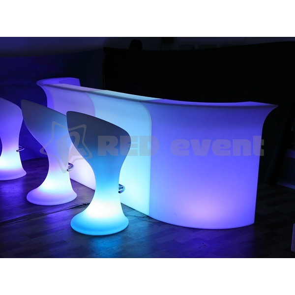 Светящийся LED RGB барный стул Hiper