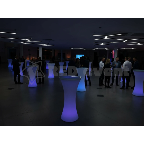 Светящийся LED RGB коктейльный стол Sand