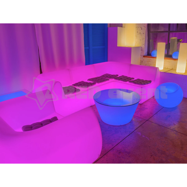 Светящийся LED RGB Диван Модульный (1 сегмент)