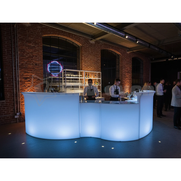 Светящаяся LED RGB секция для льда барной стойки Break Bar