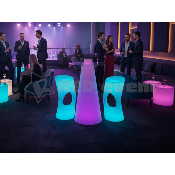 Барный стул с LED RGB подсветкой Shadow