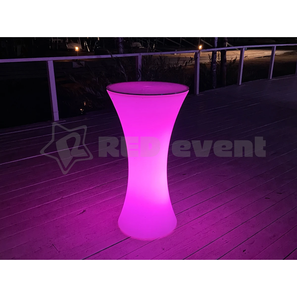 Светящийся LED RGB коктейльный стол Sand