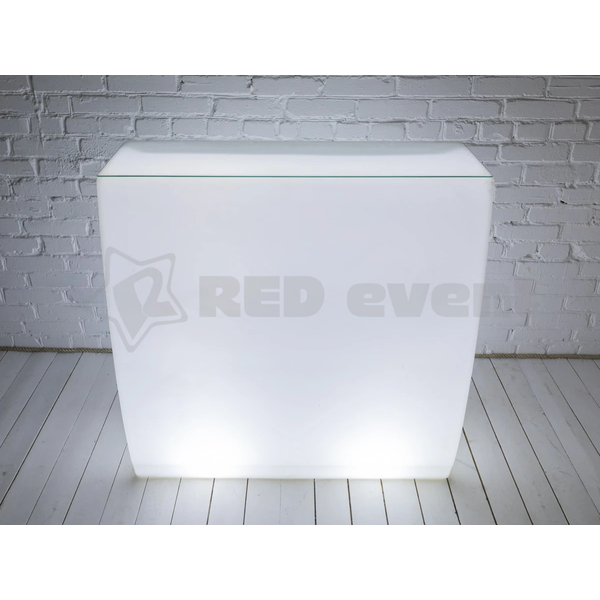 Барная стойка с LED RGB подсветкой (Прямой сегмент)