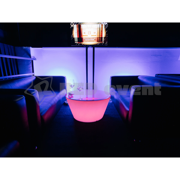 Светящийся LED RGB кофейный стол Round 80