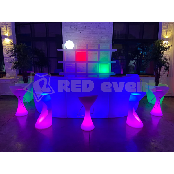 Светящийся LED RGB барный стул Vivid