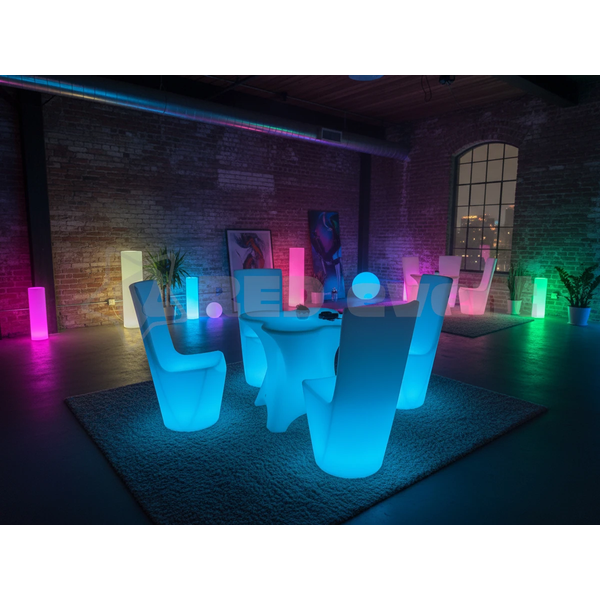 Светящийся LED RGB стул Diamond