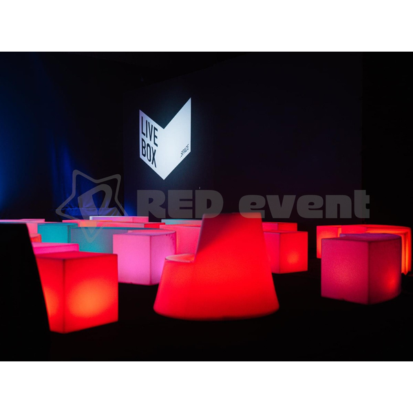 Светящееся LED RGB кресло Trapeze Wide