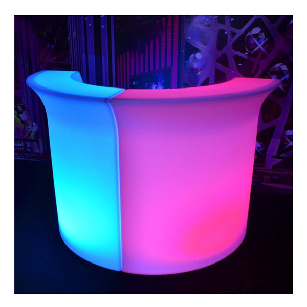 Барная стойка Jumbo с LED RGB подсветкой (Угловой сегмент) - Фото 3