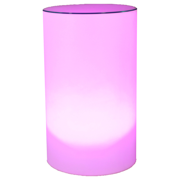 Светящийся LED RGB коктейльный стол Цилиндр