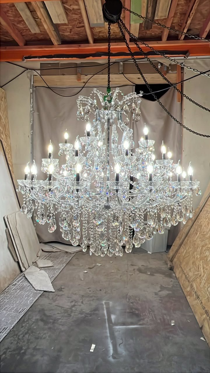 Люстра "Хрусталь" 140см
